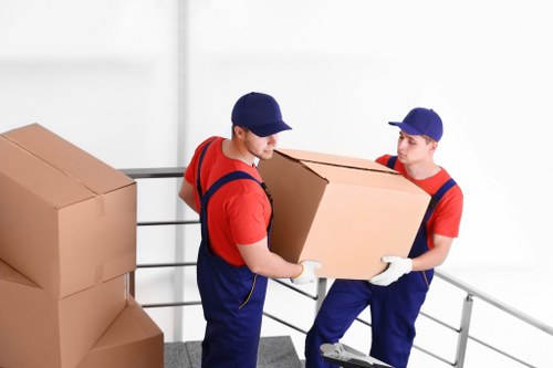 Van loading and furniture handling for a Clapham relocation