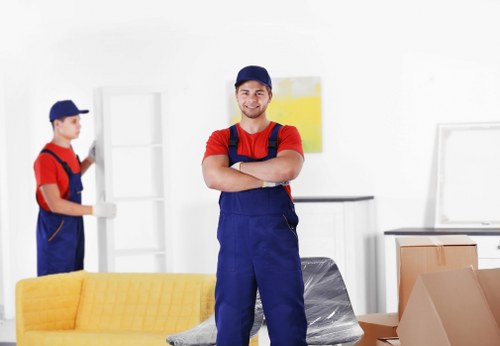 Office relocation team planning a business move in Clapham