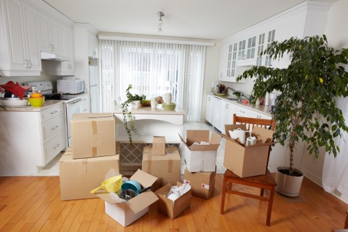 Local furniture removals service planning access and parking in Clapham