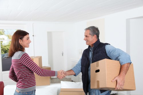 Careful handling of household items during a Clapham removal
