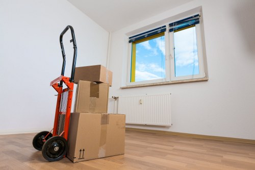 Removal van homepage for Clapham moving services