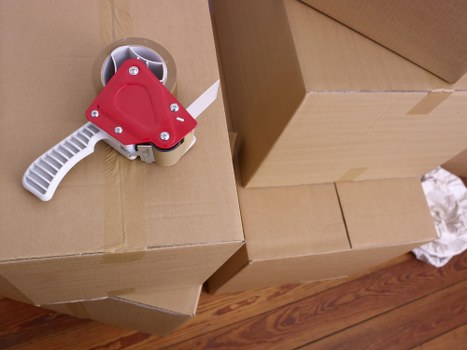 Moving checklist and prepared belongings for a Clapham relocation