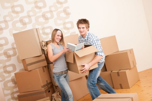 Local removal van service for a flat move in Clapham