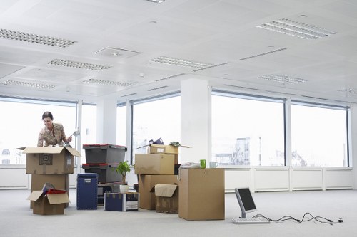 Removal van supporting a home or small business move in Clapham
